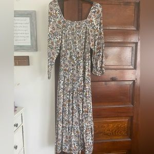 Natural life Daria smocked maxi dress